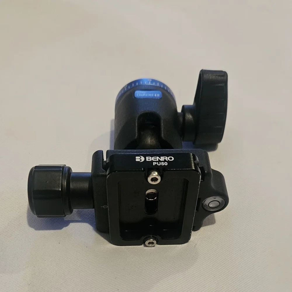 Benro Tripod Ball Head with Blue Accents